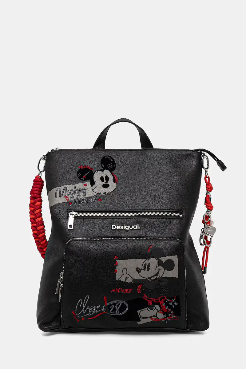 Desigual Mickey Rock Zaino 25WAKP01 2000 Nero
