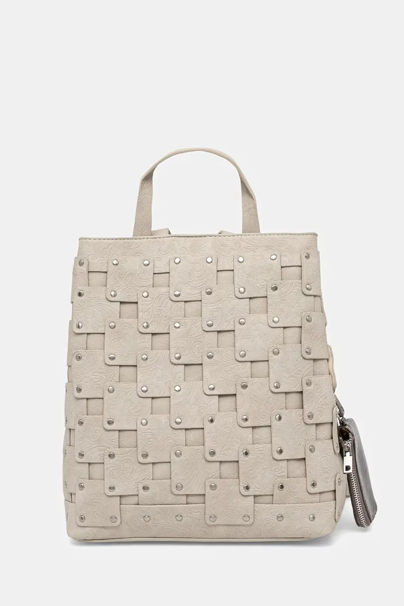 Desigual zaino NEW PATCH 1 PIEDRA donna colore beige 25WAKP40