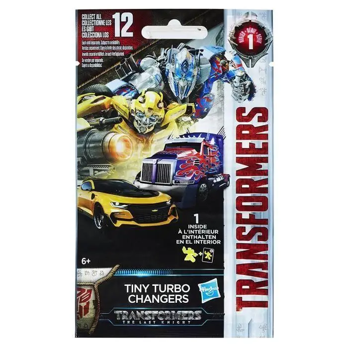 Sachet Mystère Transformers - HASBRO - Transformers 5 - Garçon - Noir et multicolore nero