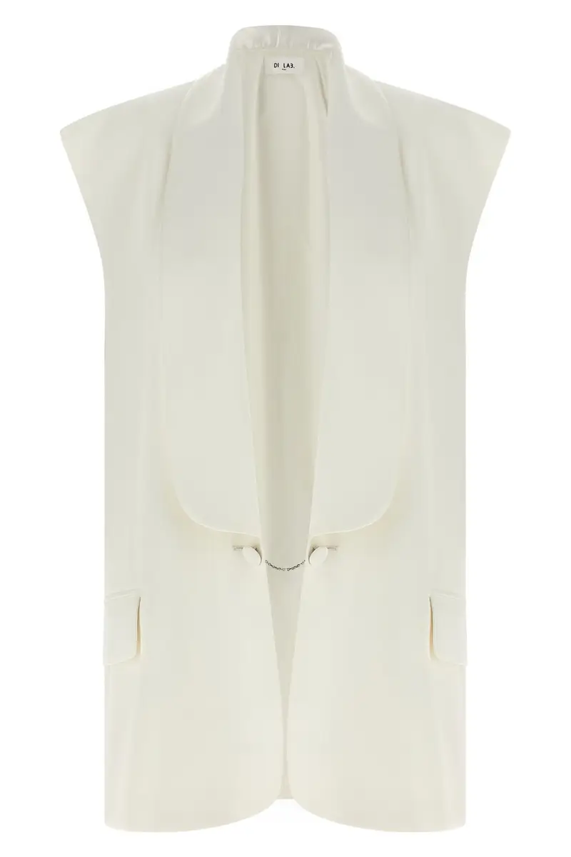 DI.LA3 PARI' Gilet Bianco 4352528