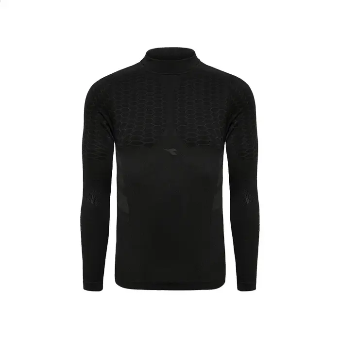 Diadora Maglia Running Turtle Neck Act Hp Nero Uomo