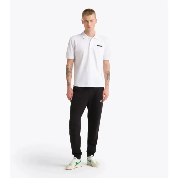 Diadora Pantaloni running Logo Noir