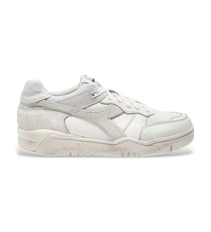 per uomo. 201182032 B560 Sneakers in pelle bianca usate (41), Bianco, Basso, Stringhe, Casual