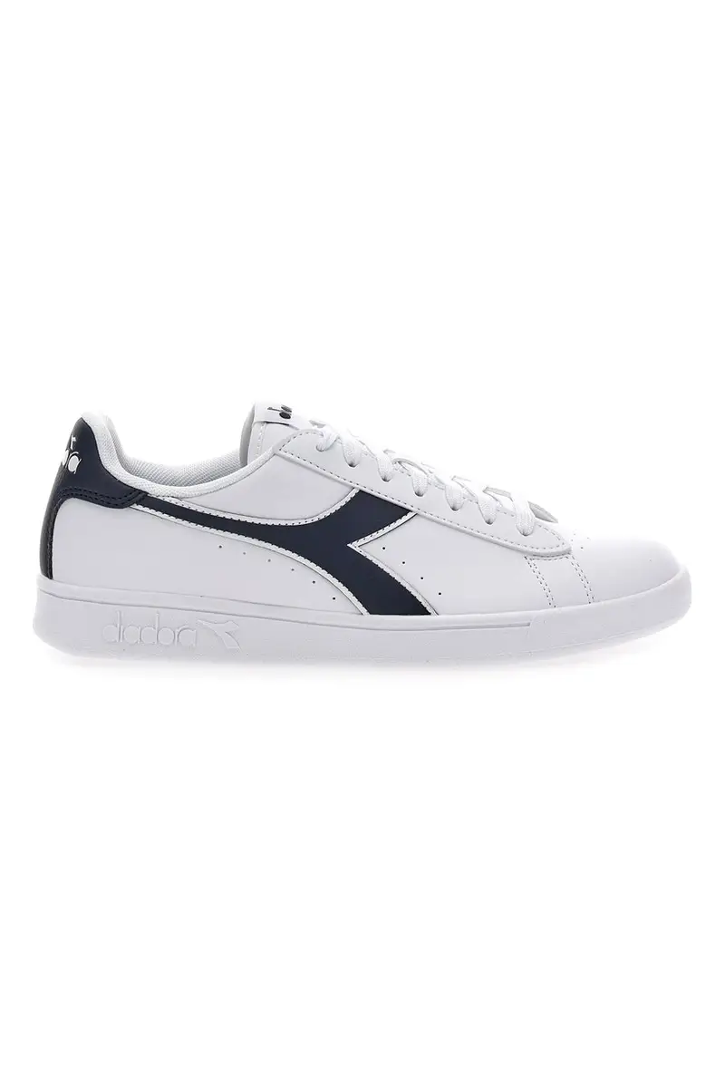 DIADORA Sneakers bianche con logo blu TORNEO [BIANCO