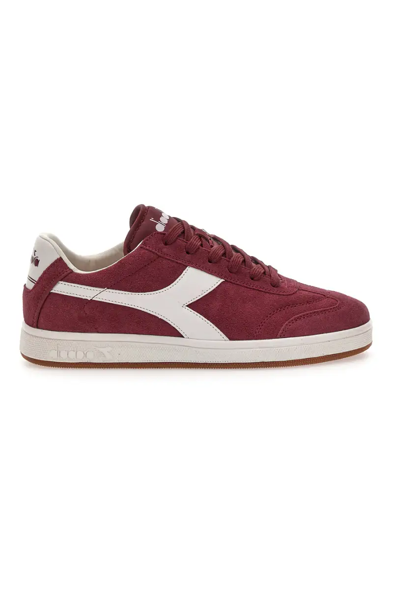 DIADORA Sneakers bordeaux in tessuto scamosciato Kick [BORDEAUX]