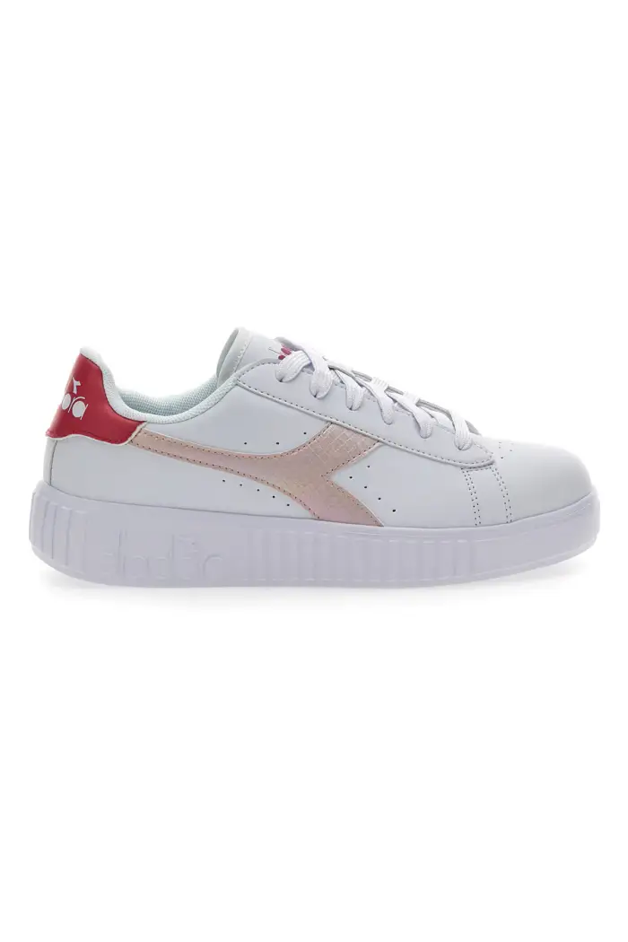 DIADORA Sneakers con Lacci Bianche Game Step GS Glazed [BIANCO