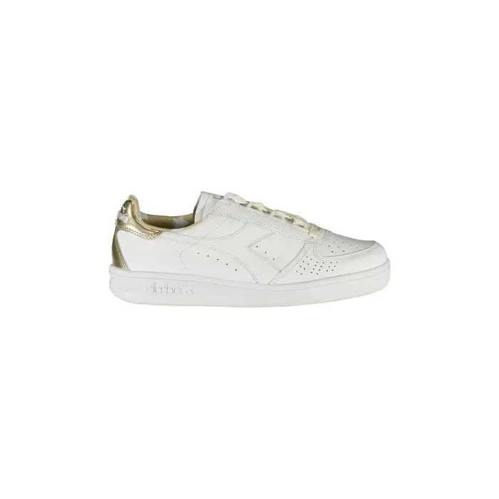 Diadora Sneakers Donna Bianche Dettagli a Contrasto Bianco
