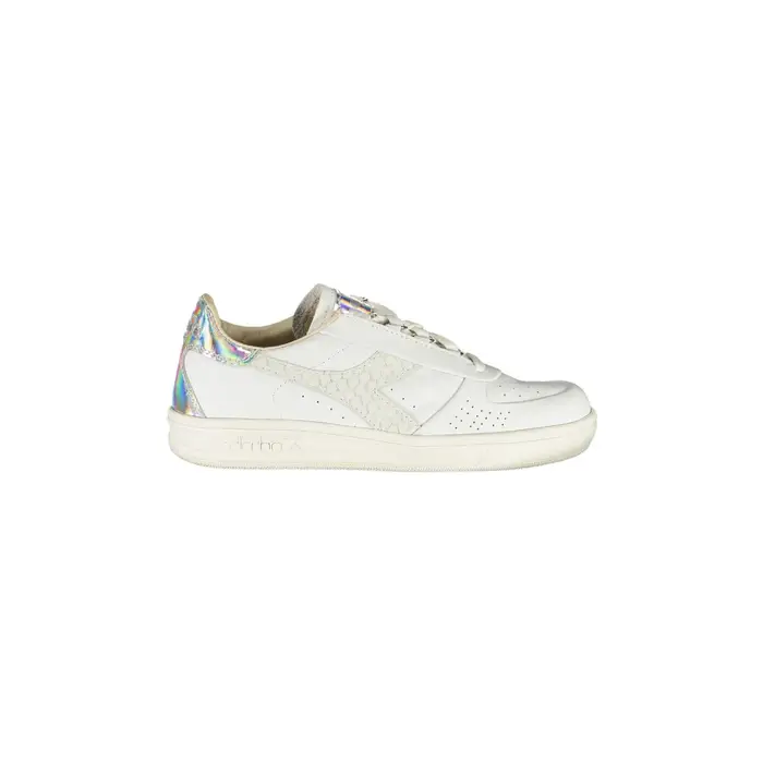 Diadora Sneakers Donna Bianche Dettagli a Contrasto Bianco