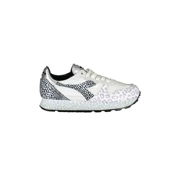 Diadora Sneakers Donna Bianche Dettagli a Contrasto Bianco