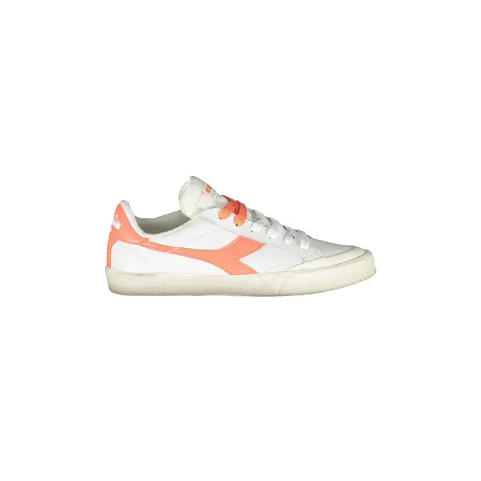 Diadora Sneakers Donna Bianche Dettagli a Contrasto Bianco