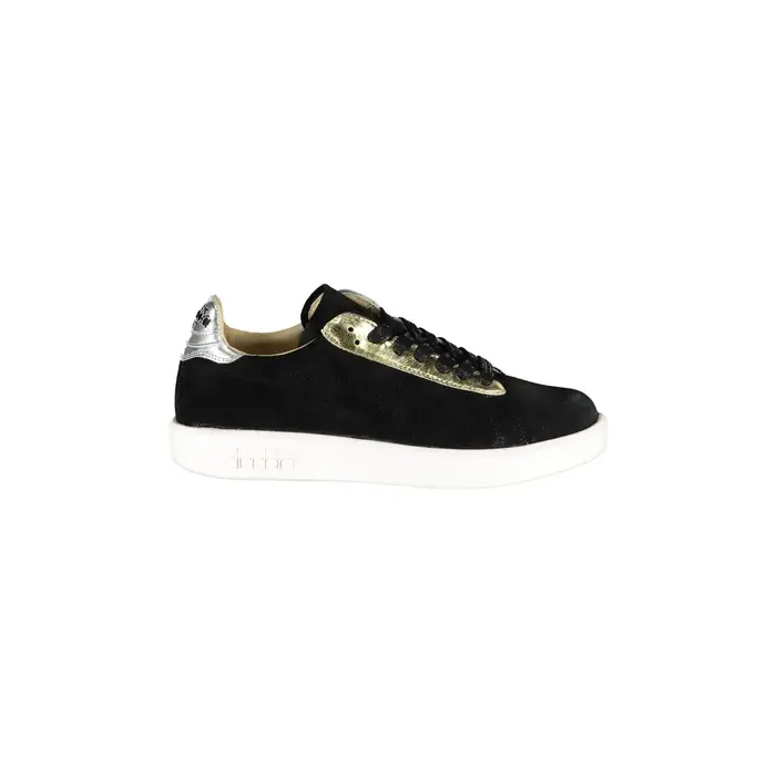 Diadora Sneakers Donna Nere Dettagli a Contrasto Nero