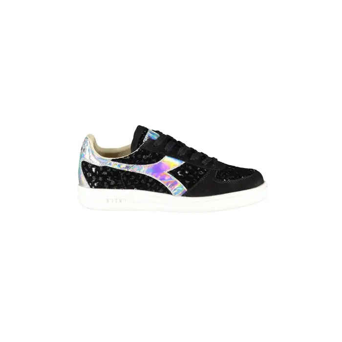 Diadora Sneakers Donna Nere Dettagli a Contrasto Nero