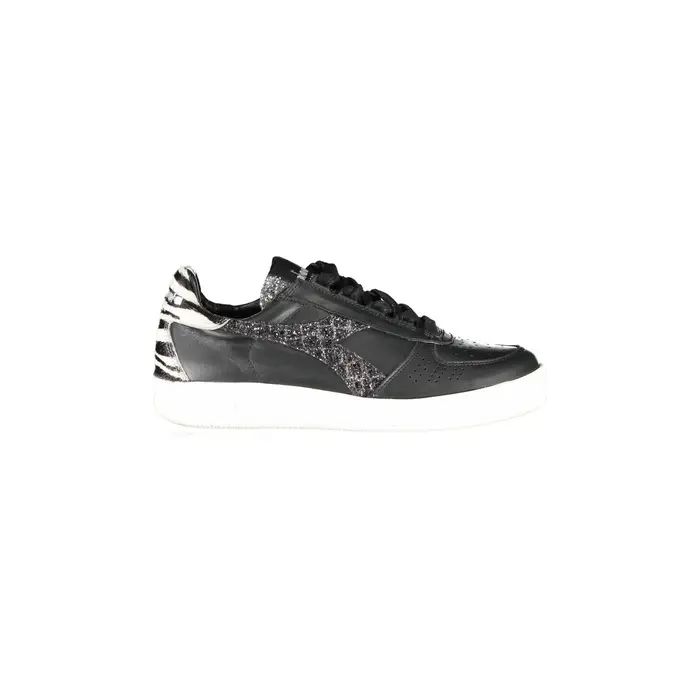 Diadora Sneakers Donna Nere Dettagli a Contrasto Nero