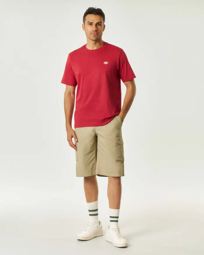 Dickies Bermuda cargo Eagle Bend beige in puro cotone
