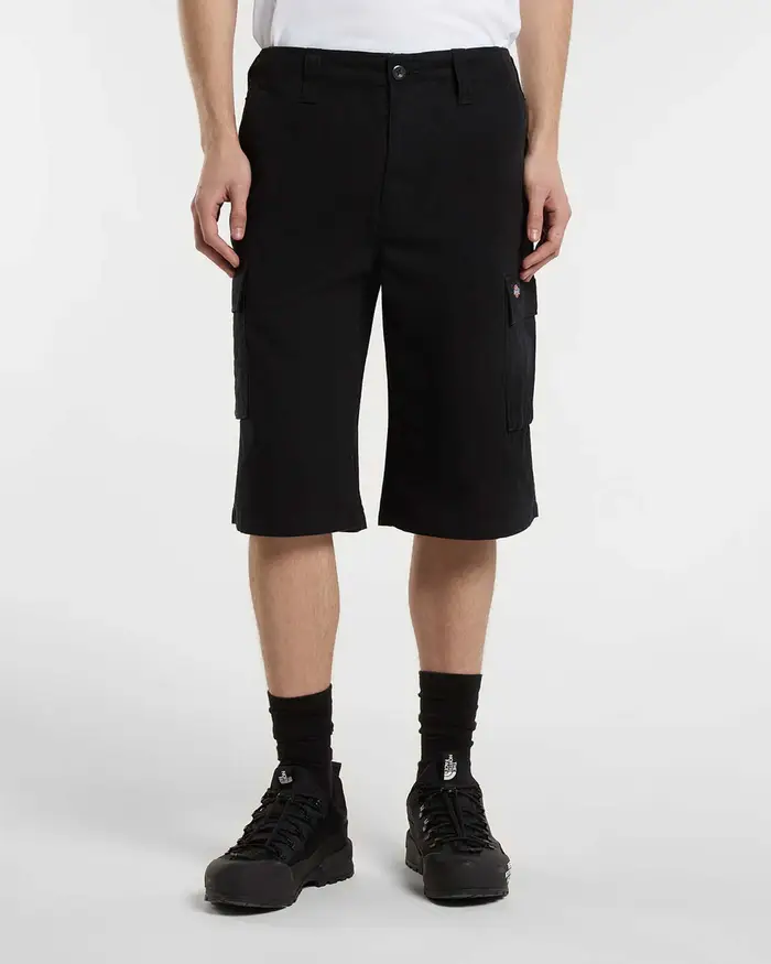 Dickies Bermuda cargo Eagle Bend nero in puro cotone