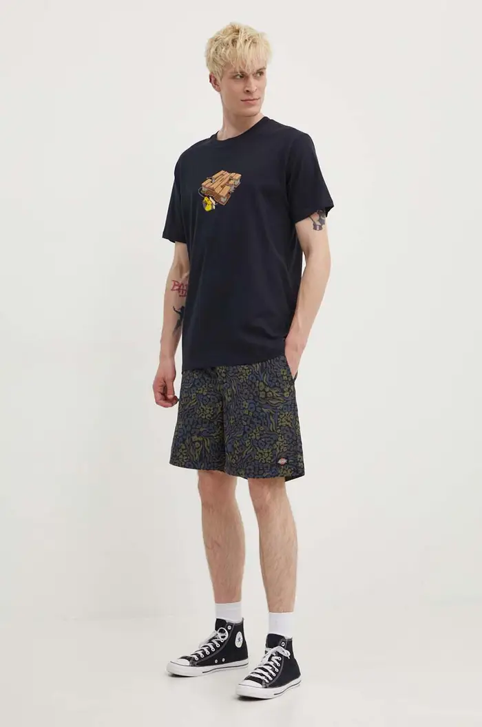 pantaloncini in cotone SALTVILLE Blu navy
