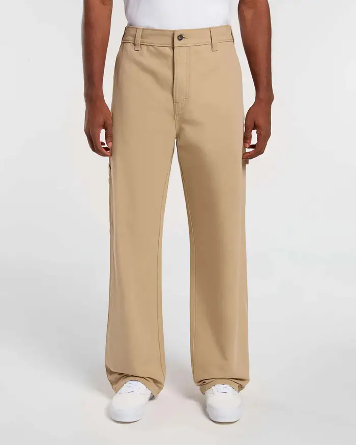 Dickies Pantalone carpenter sabbia in canvas di cotone