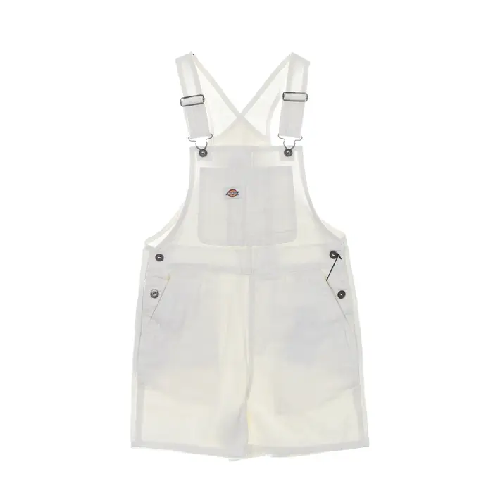 Dickies Salopette Donna Duck Canvas Bib Short Stone Washed Cloud