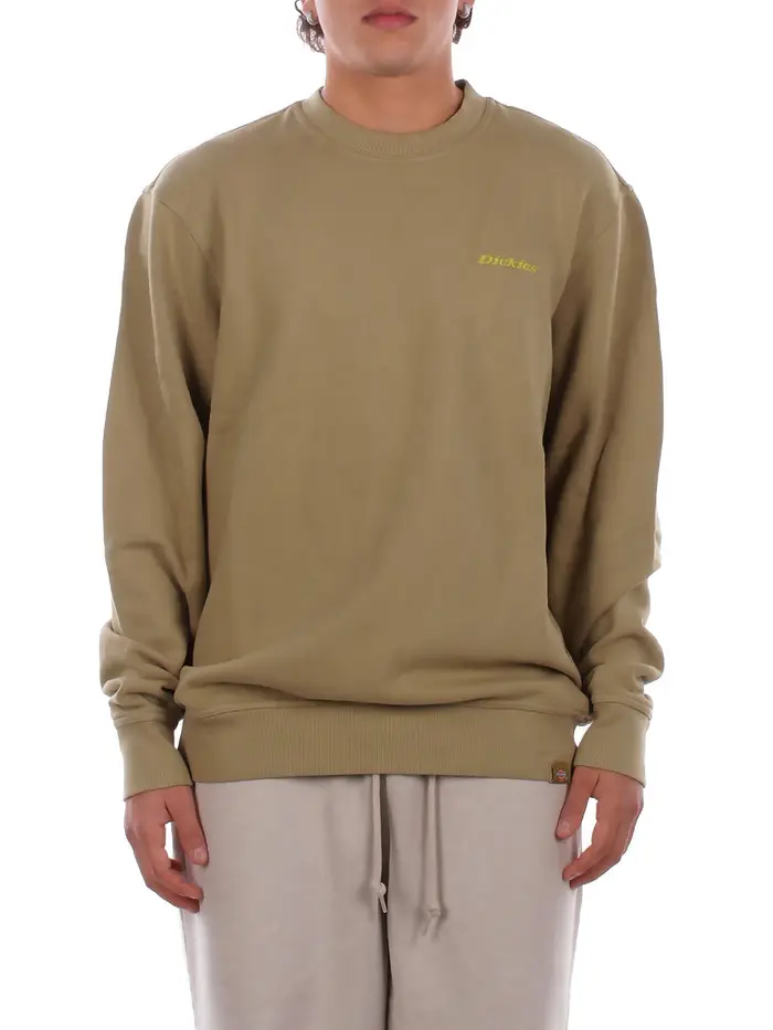 Dickies uomo felpa dk0a864h l201 plentywood sweatshirt green