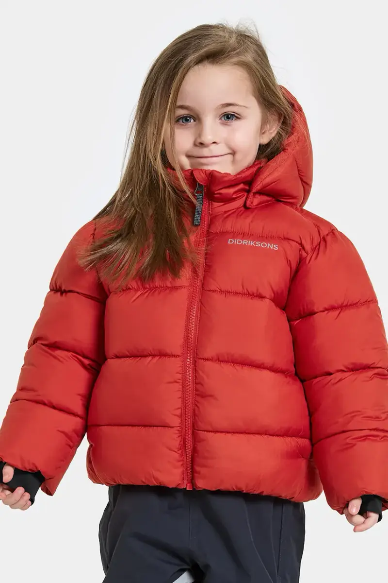 Didriksons giacca per bambini ROXEN KIDS JACKET Rosso