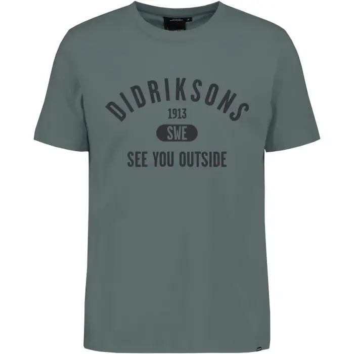 Didriksons T-shirt in cotone Harald Collegiate Bleu
