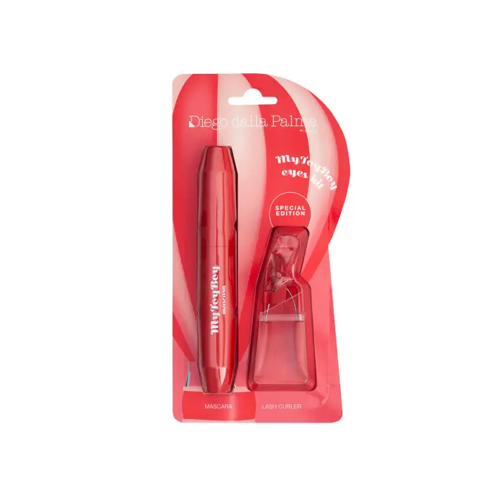Diego Dalla Palma KIT MYTOYBOY mascara + PIEGACIGLIA ROSSO - Cofanetto Make Up