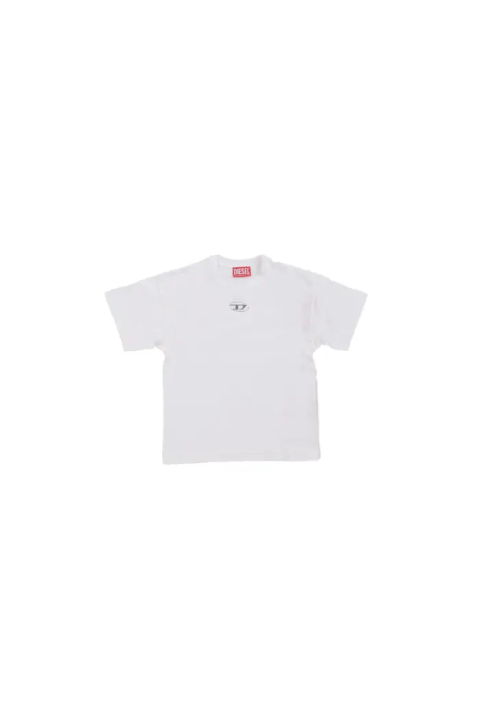 Diesel bambino t-shirt j02022-00yi9 k100 tmarcus over bianco WHITE