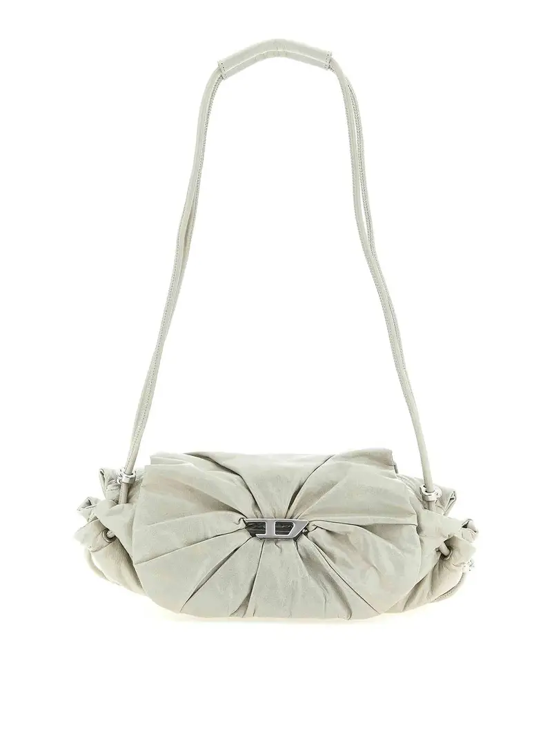 Diesel Borsa a tracolla Scrunch-D spalla S Beige