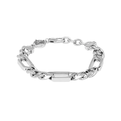 Diesel Bracciale Da Uomo In Acciaio, Lunghezza: 180-195 mm, Larghezza: 11, 5 mm, Altezza: 5, 5 mm Bracciale In Acciaio