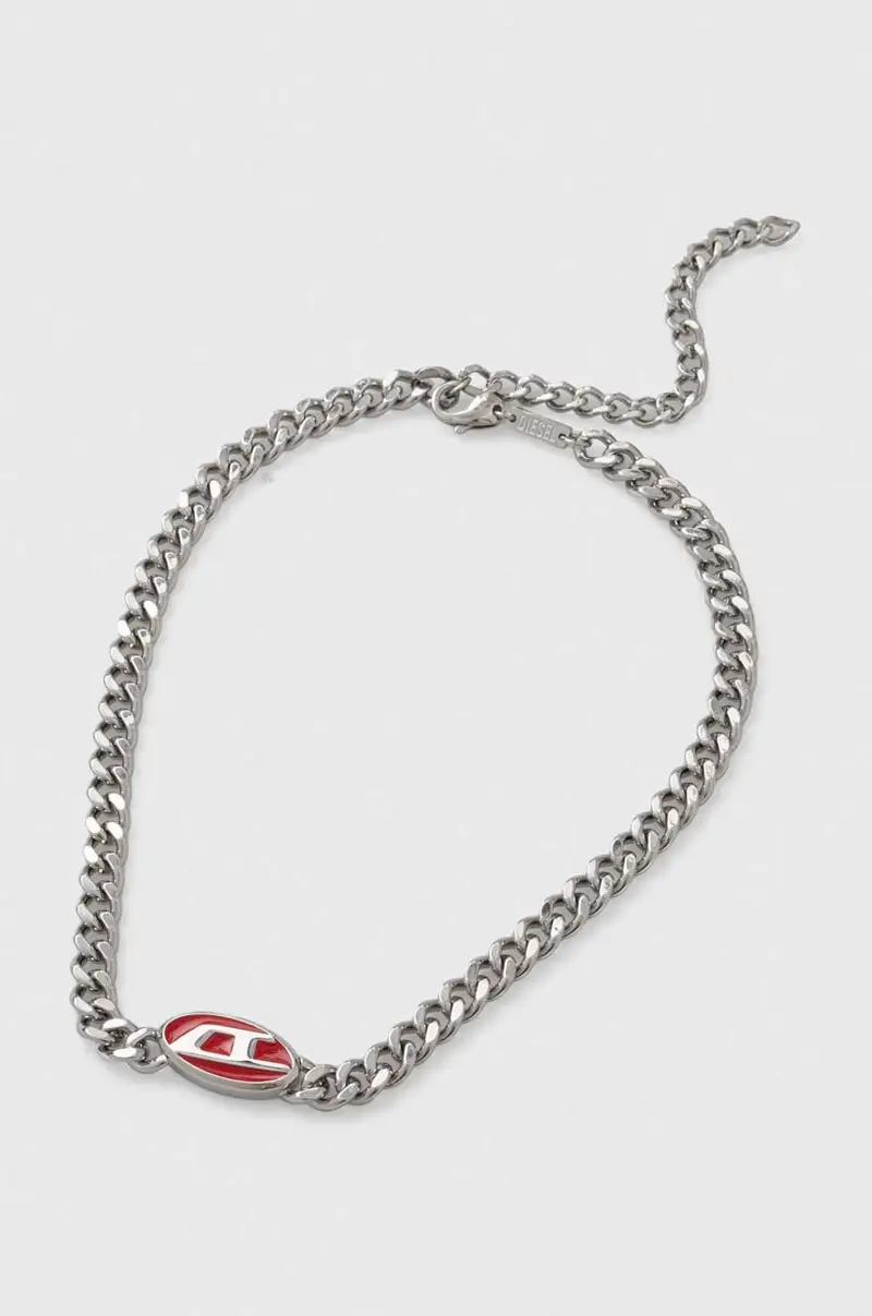 Diesel braccialetto uomo Argento