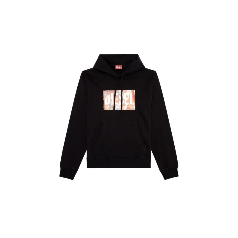 Diesel Felpa con cappuccio Ginn L4 Noir