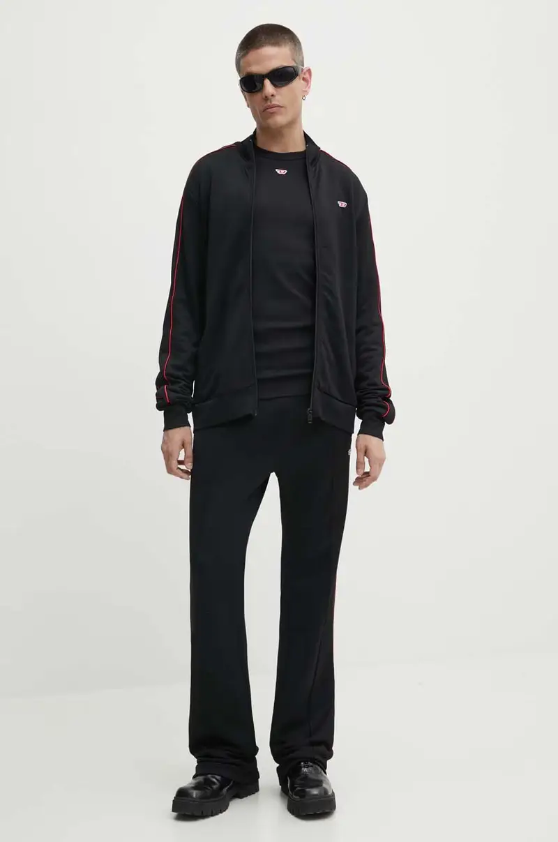 Diesel felpa S-LOCK-D uomo colore nero A14928.0DLAA