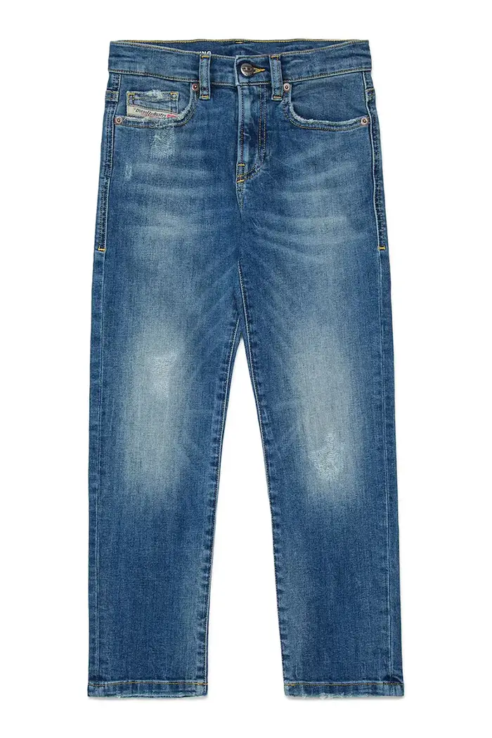 Diesel jeans con cotone per bambini 2020 D-VIKER-J TROUSERS Blu