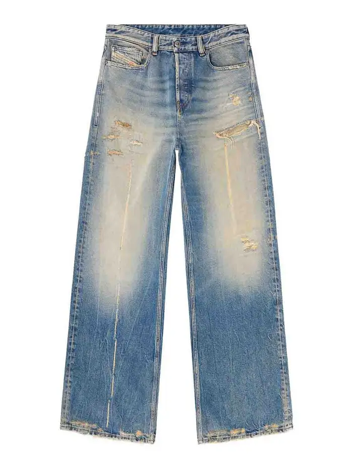 Jeans D-Sire A Gamba Ampia 1996 Blu