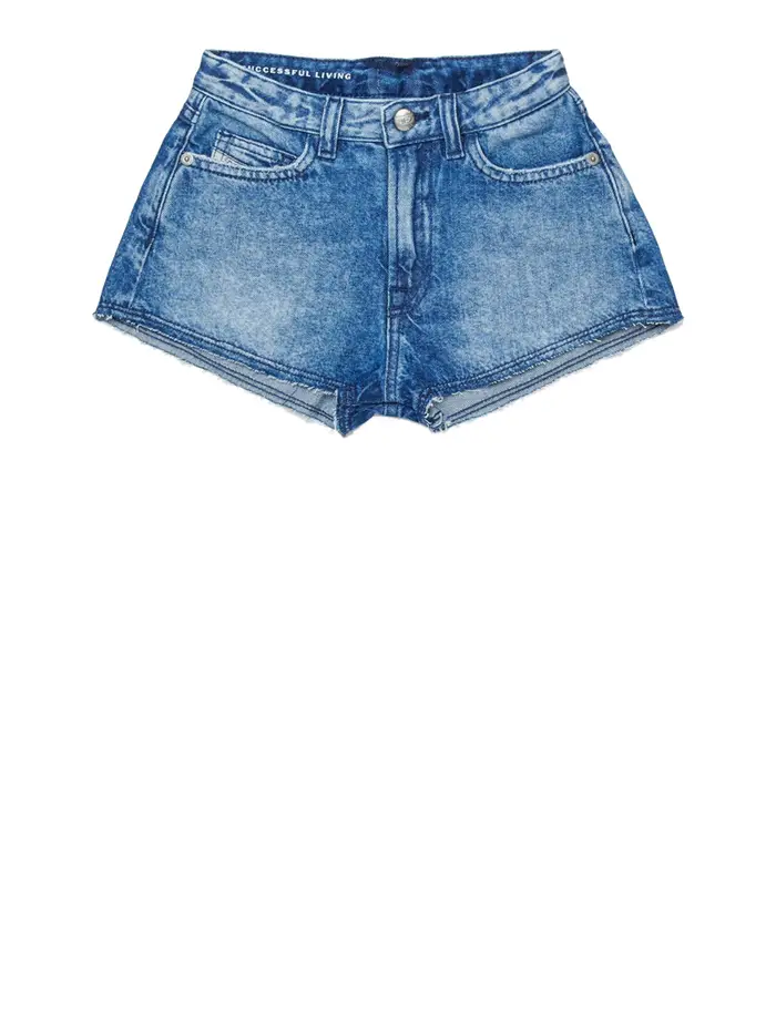 shorts jeans diesel da bambina - denim
