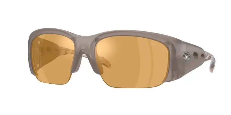 Diesel Unisex DL3016U 205474 Occhiali da sole Iniettato Beige Grigio Pillow Normale