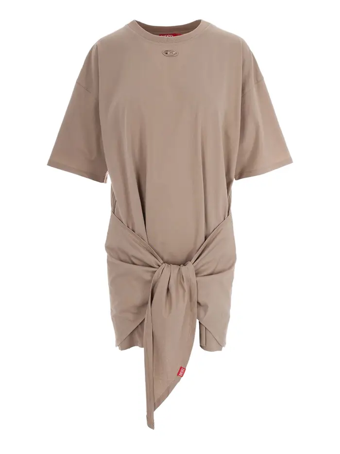 vestito mini diesel da donna - beige