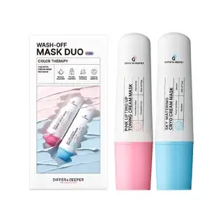 Cream Mask 2 Types Set 2 pcs