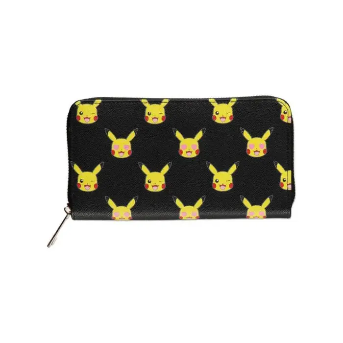 Difuzed Portafoglio con zip Pokémon Pikachu AOP Noir
