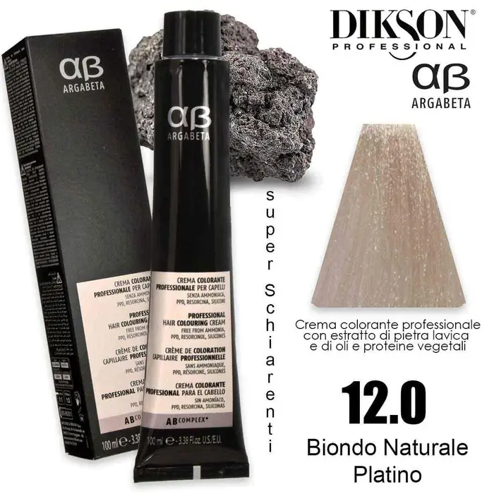 Dikson argabeta color 100 ml 12 0 biondo naturale platino