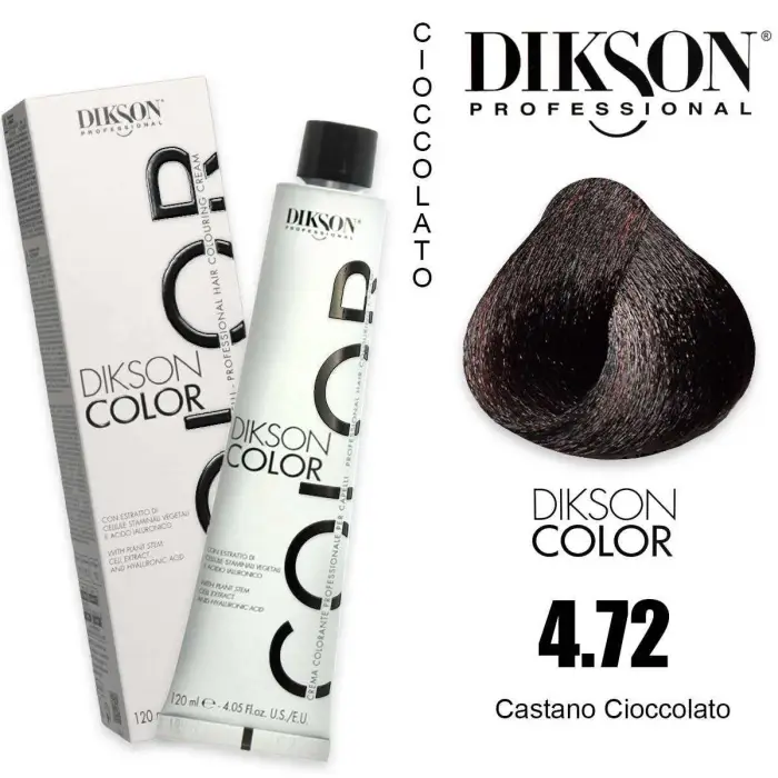 Dikson color 120 ml 4 72 castano cioccolato