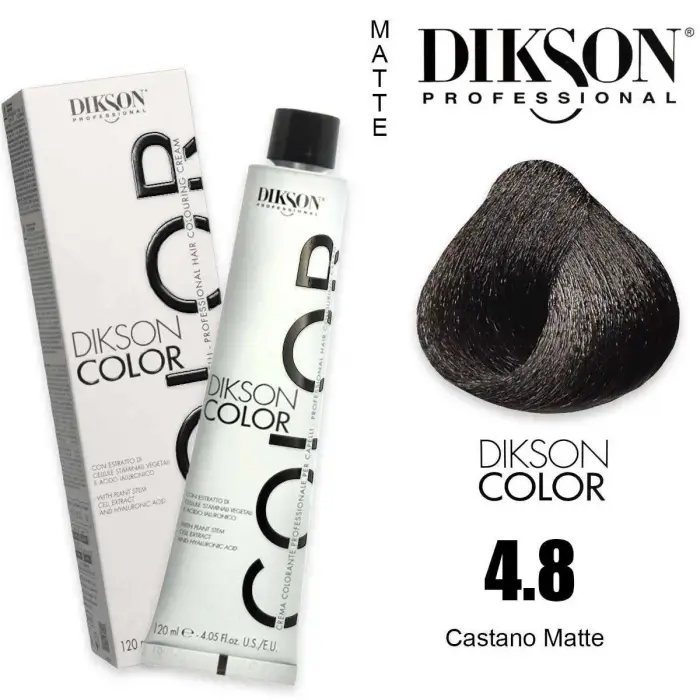 Dikson color 120 ml 4 8 castano matte