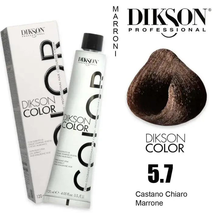 Dikson color 120 ml 5 7 castano chiaro marrone