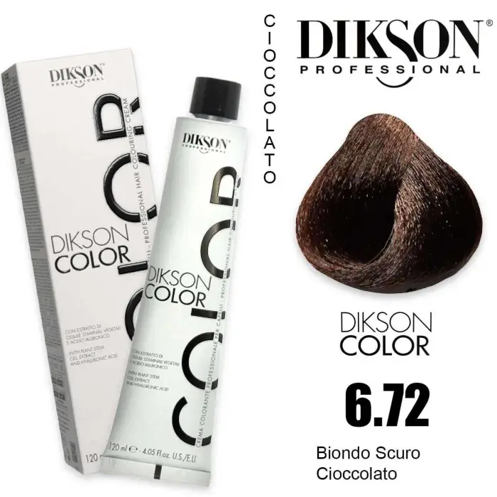 Dikson color 120 ml 6 72 biondo scuro cioccolato