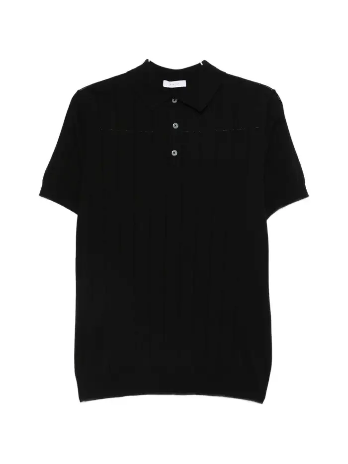 Polo in cotone a coste