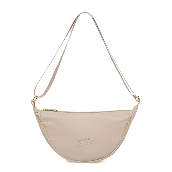 Borsa beige Dimensione Danza da donna con tracolla regolabile