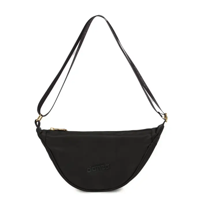 Borsa nera Dimensione Danza da donna con tracolla regolabile