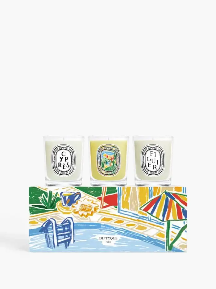 Diptyque Cofanetto Candele Citronella 2024 3x70g