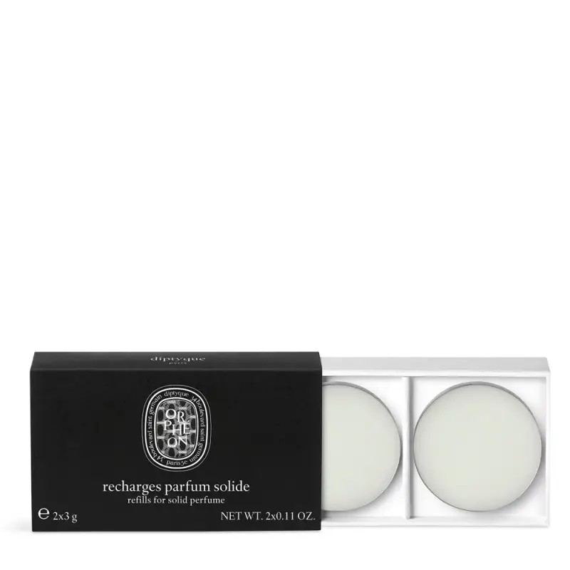 Diptyque Profumo solido Orpheon, ricariche da 2 x 3 g