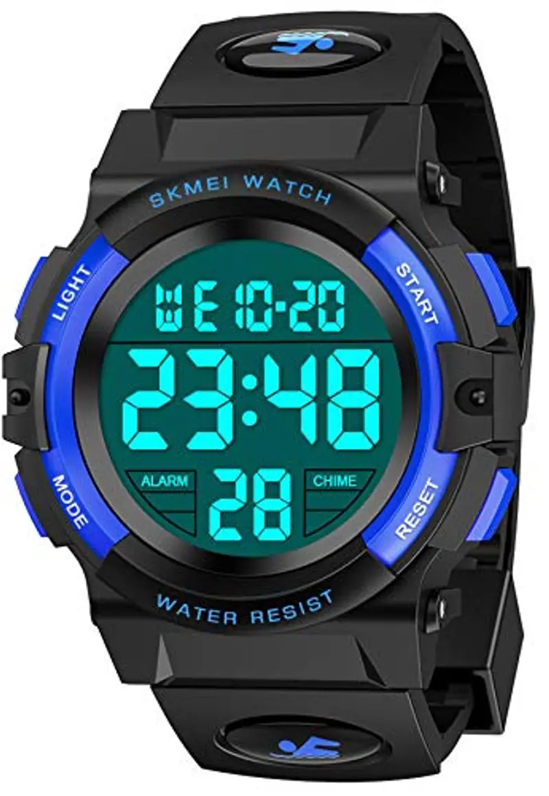 Dislocati Regali per Bambini 4 5 6 7 8 9 10 anni, Orologio Bambini Orologio Digitale Bambino Regali di Compleanno Orologio Contapassi